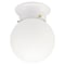 Westinghouse Westinghouse 7.25 in. H X 6 in. W X 6 in. L White Ceiling Fixture 66607 - alternate 1